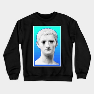 Void Aesthetic Greek Bust | Vaporwave Crewneck Sweatshirt